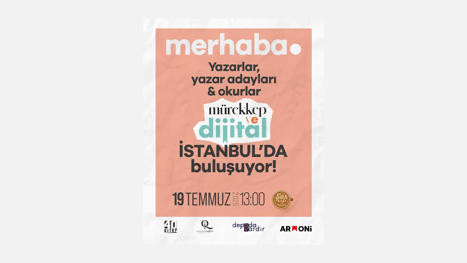 Yazar ve Okurların Büyük Buluşması: “Mürekkep ve Dijital” Şira’da!